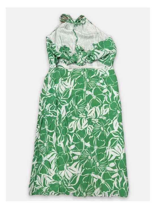 Faithfull the Brand Taormina Midi Dress Women's XL Crepe Resortwear Vacation - Picture 5 of 12